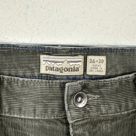 Patagonia Regular Fit Cords Pants in Forge Gray - Picture 3 of 8